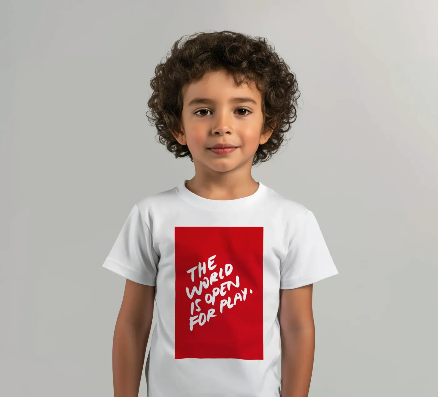 Open kinder t-shirt van LeDieg