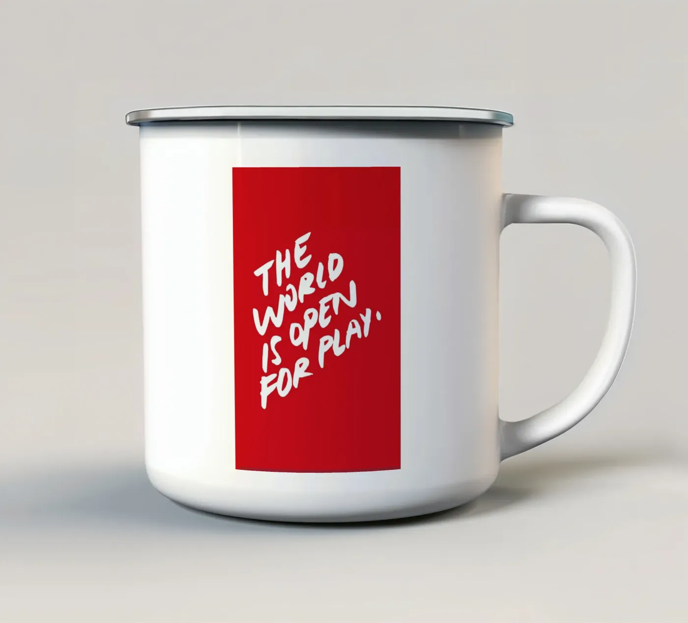 Open enamel mug by LeDieg