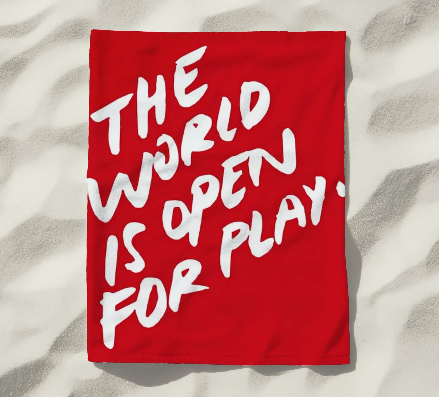 Open strandhanddoek van LeDieg
