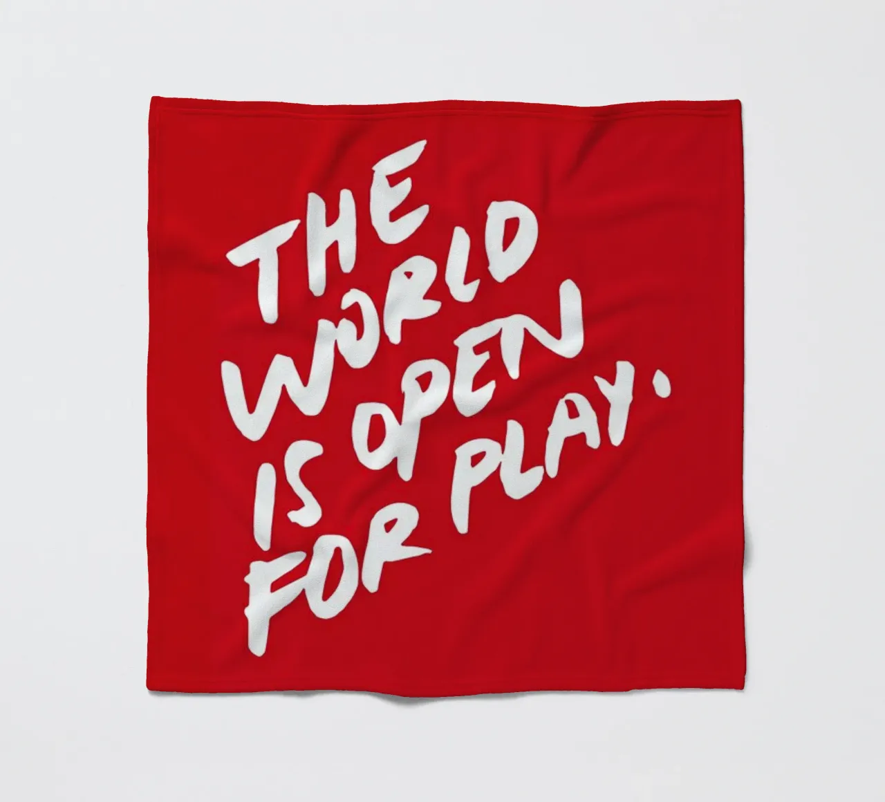 Open fleece blanket by LeDieg