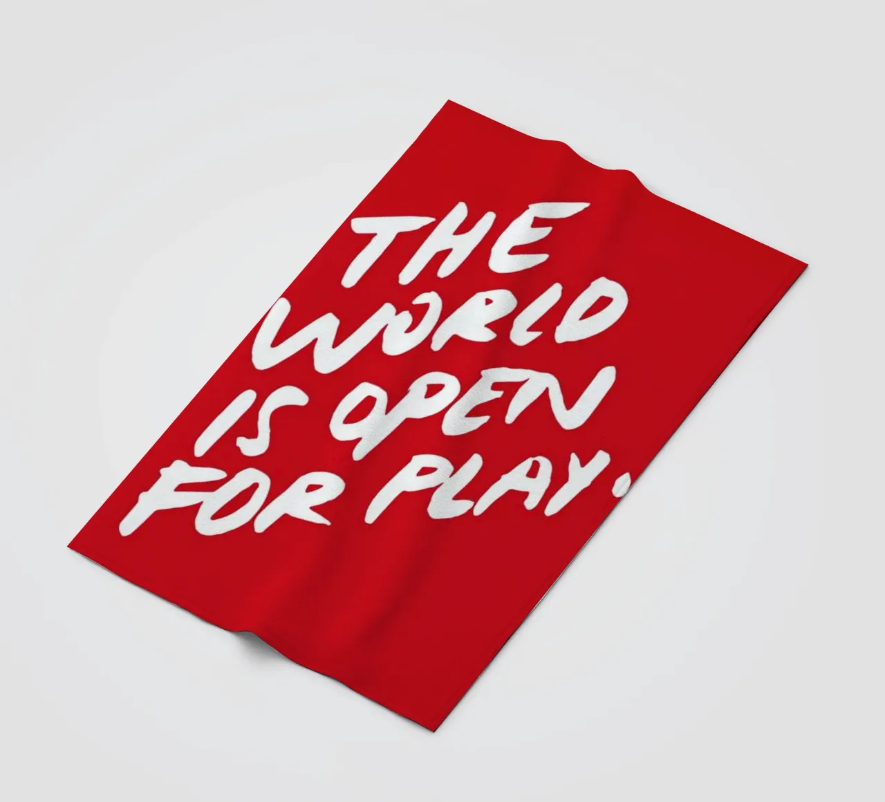 Open fleece blanket by LeDieg