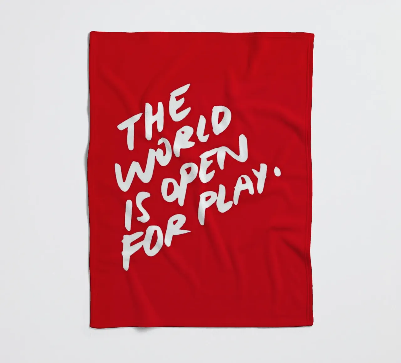 Open fleece blanket by LeDieg