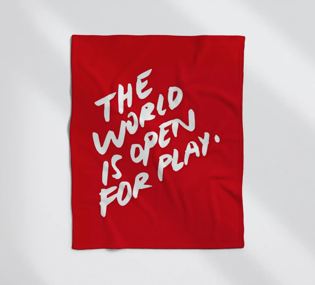 Open fleece blanket by LeDieg