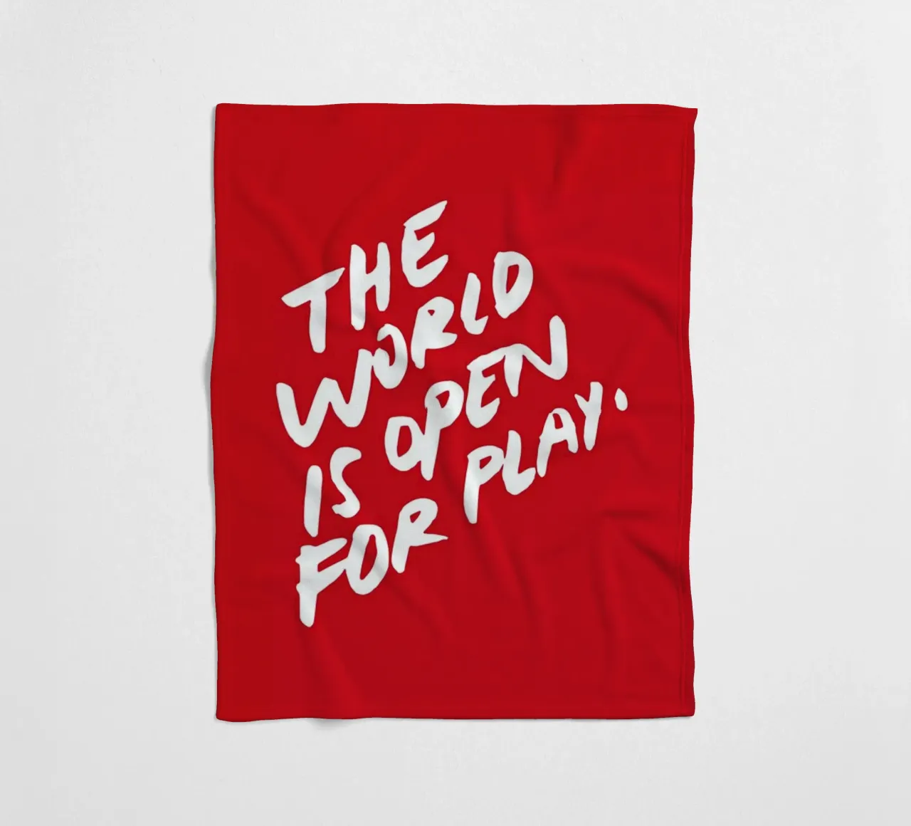 Open fleece blanket by LeDieg