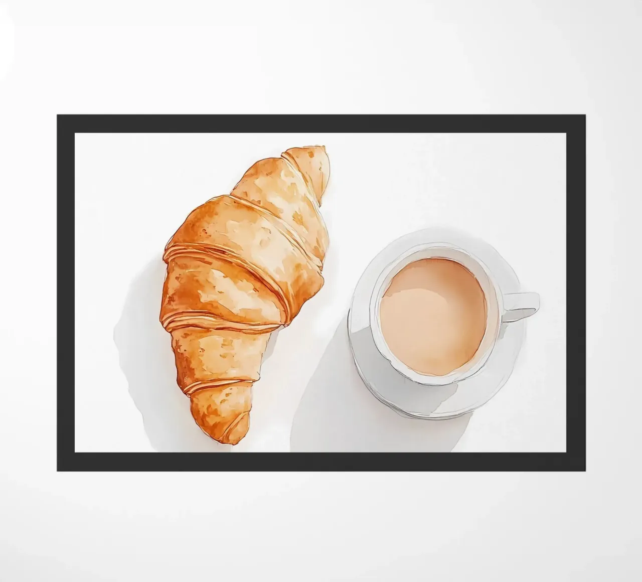 Caffè e croissant zerbino da IamHomeStudio
