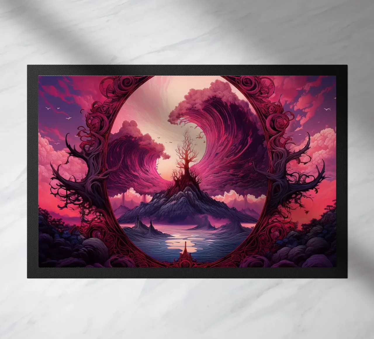 magic rock doormat by kimmindmuse