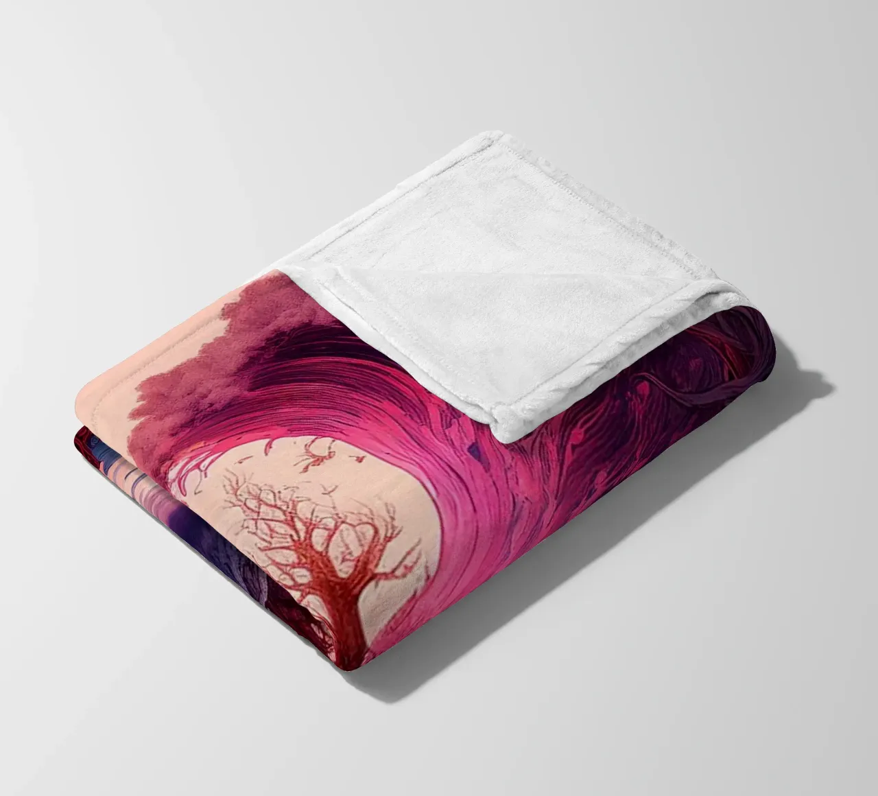 magischer Felsen Fleecedecke von kimmindmuse