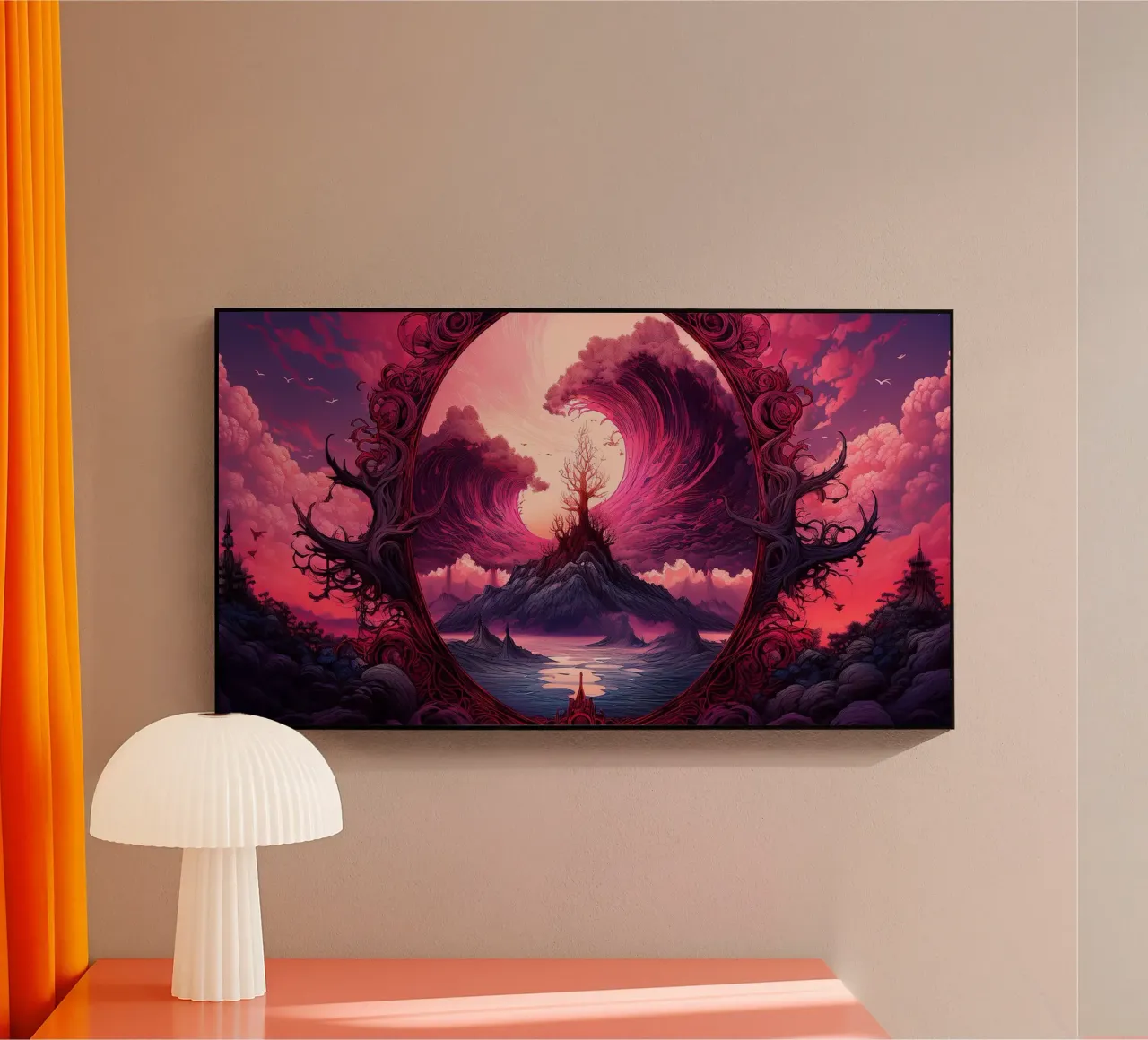 magic rock acrylic glass by kimmindmuse