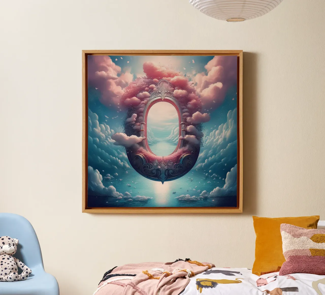 zero tela con Cornice a cassetta da kimmindmuse
