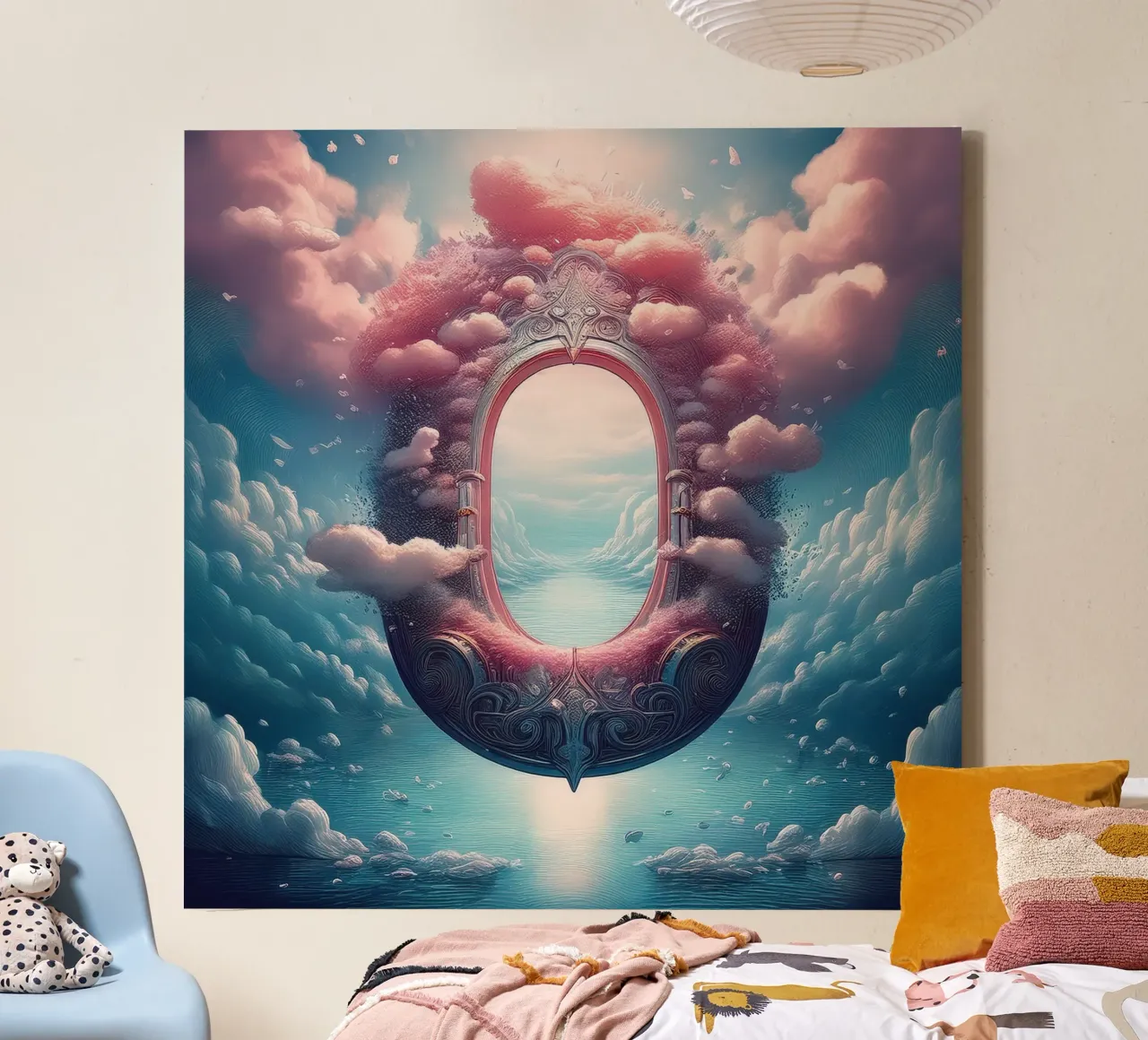 zero tela con Cornice a cassetta da kimmindmuse