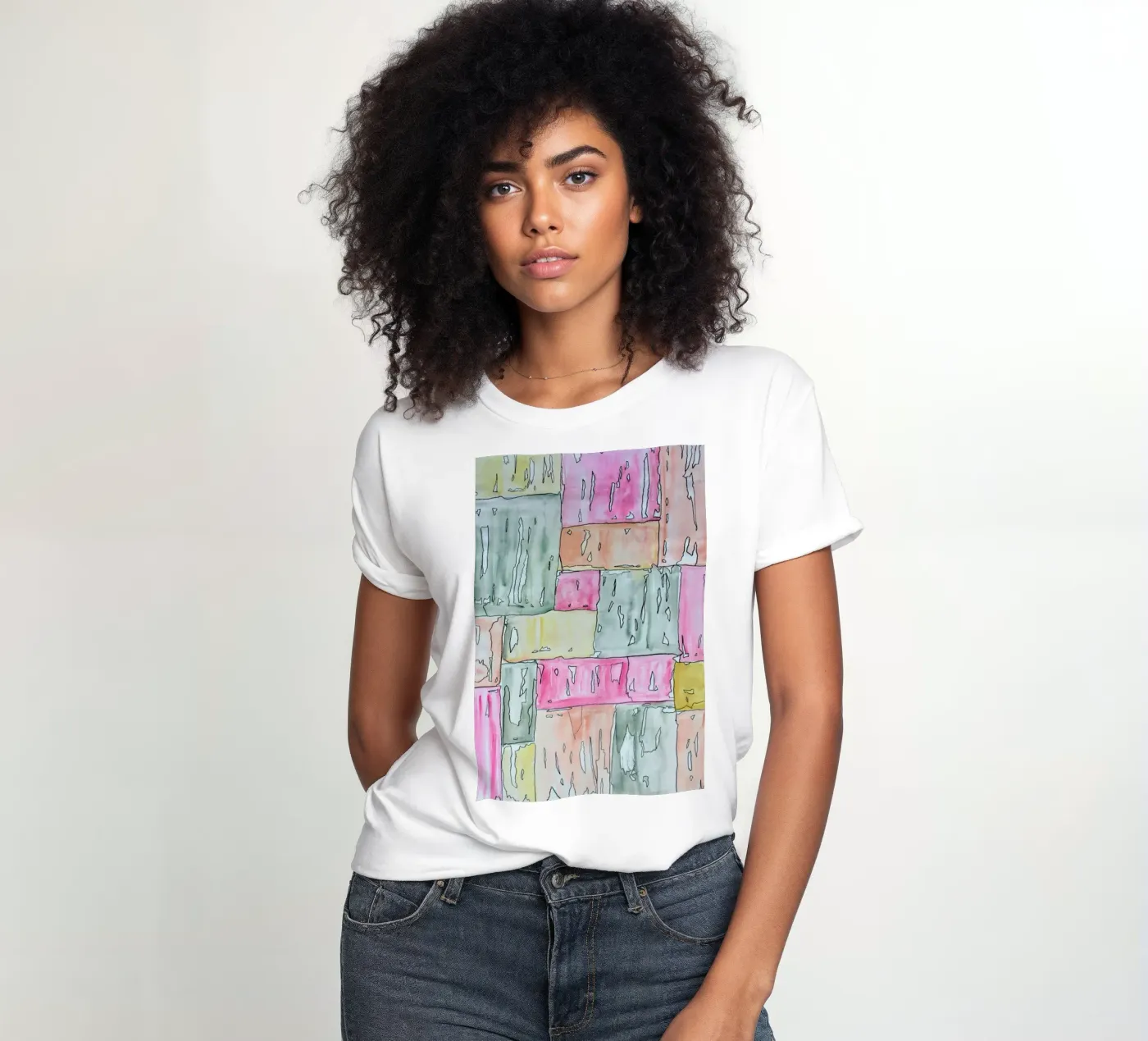 COLOUR-CODE PASTEL t-shirt da donna da FRITSCH&FRITSCH