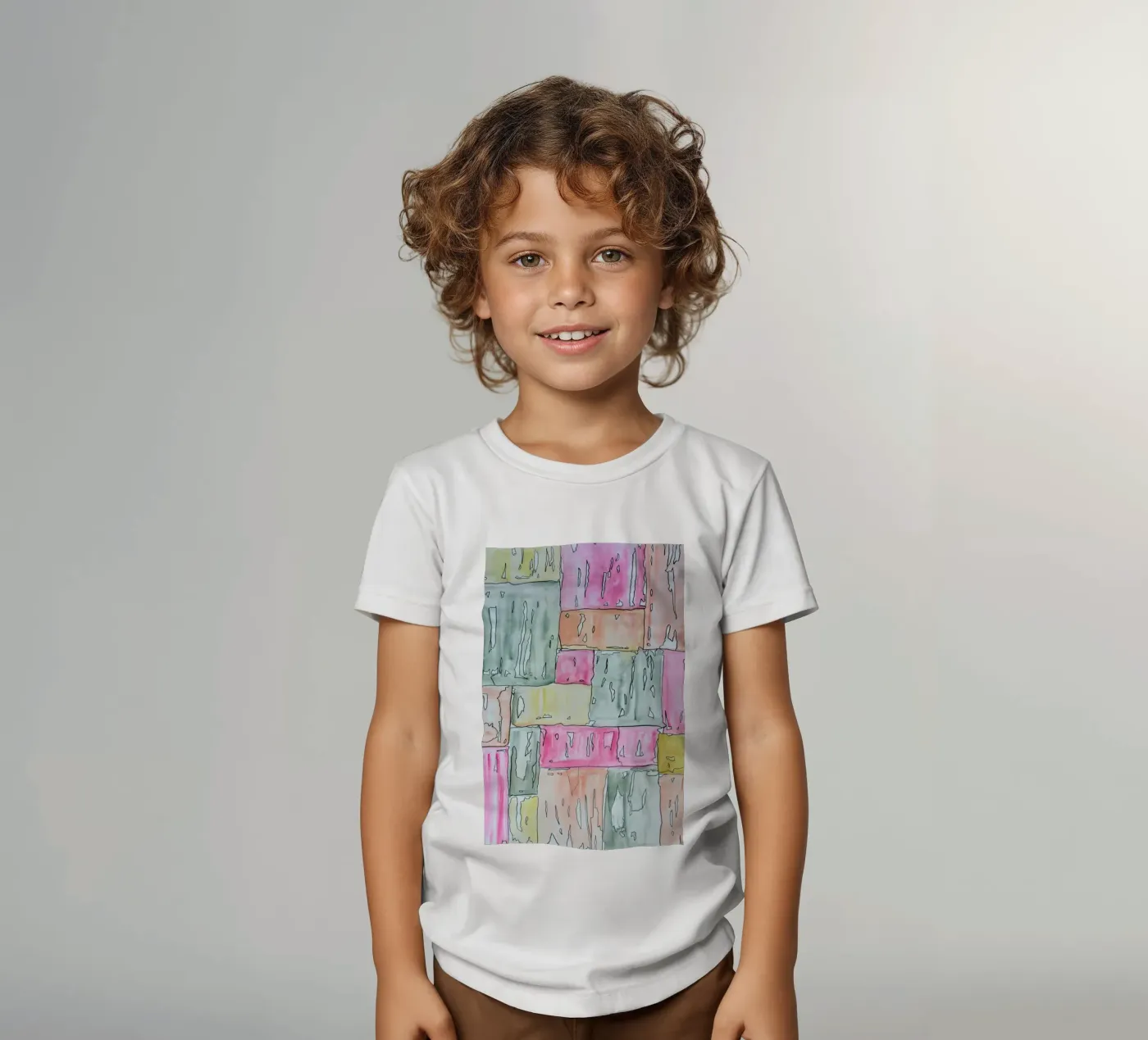 COLOUR-CODE PASTEL kinder t-shirt van FRITSCH&FRITSCH