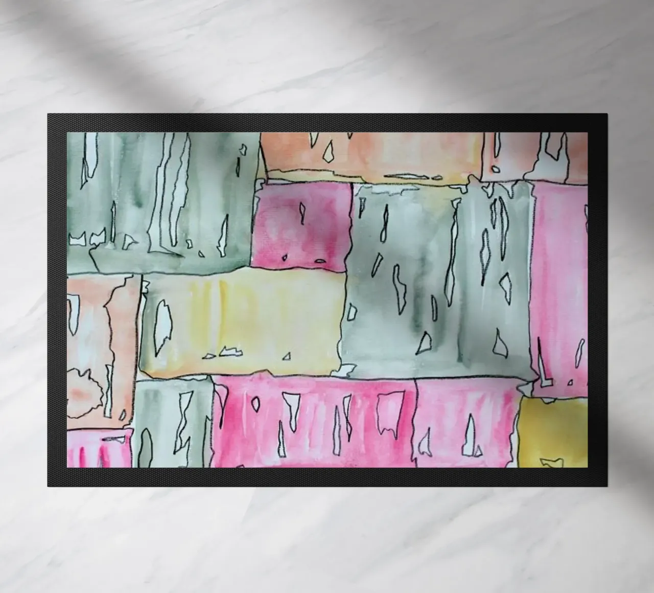 COLOUR-CODE PASTEL doormat by FRITSCH&FRITSCH