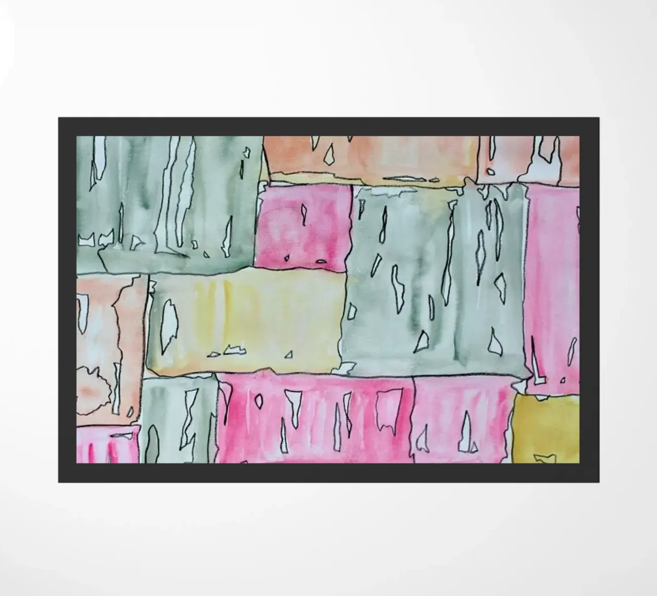 COLOUR-CODE PASTEL doormat by FRITSCH&FRITSCH