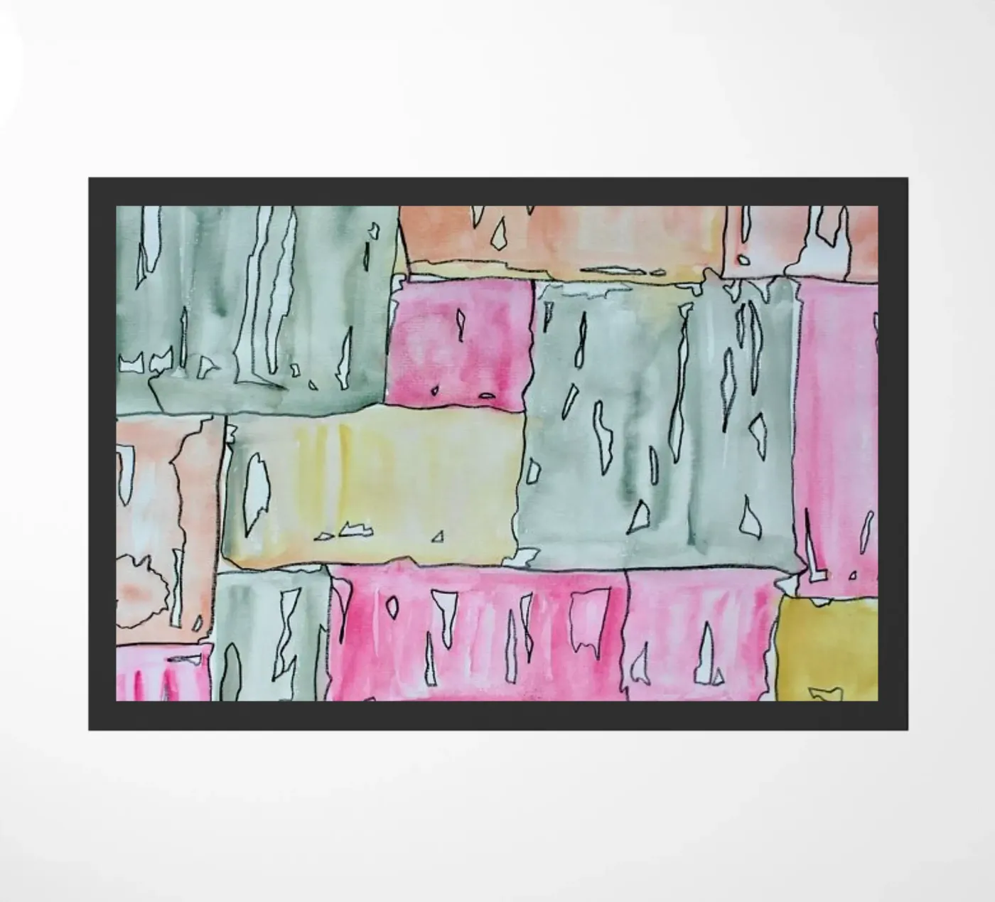 COLOUR-CODE PASTEL Fußmatte von FRITSCH&FRITSCH