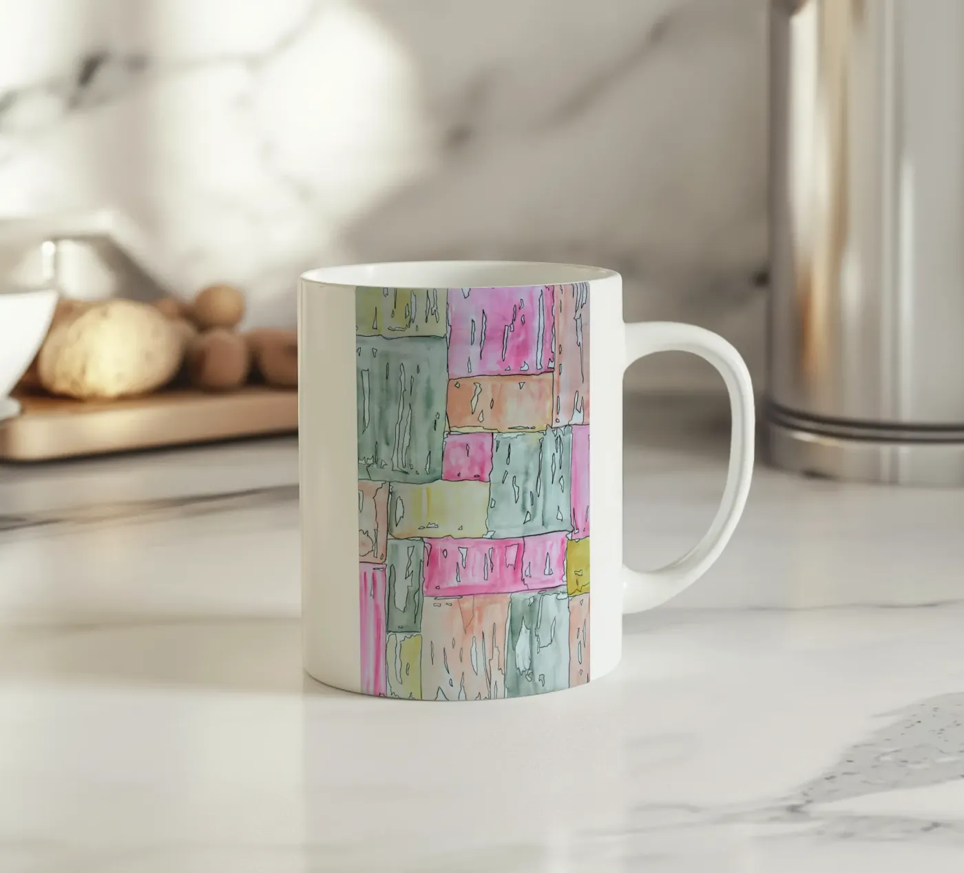 COLOUR-CODE PASTEL ceramic mug by FRITSCH&FRITSCH