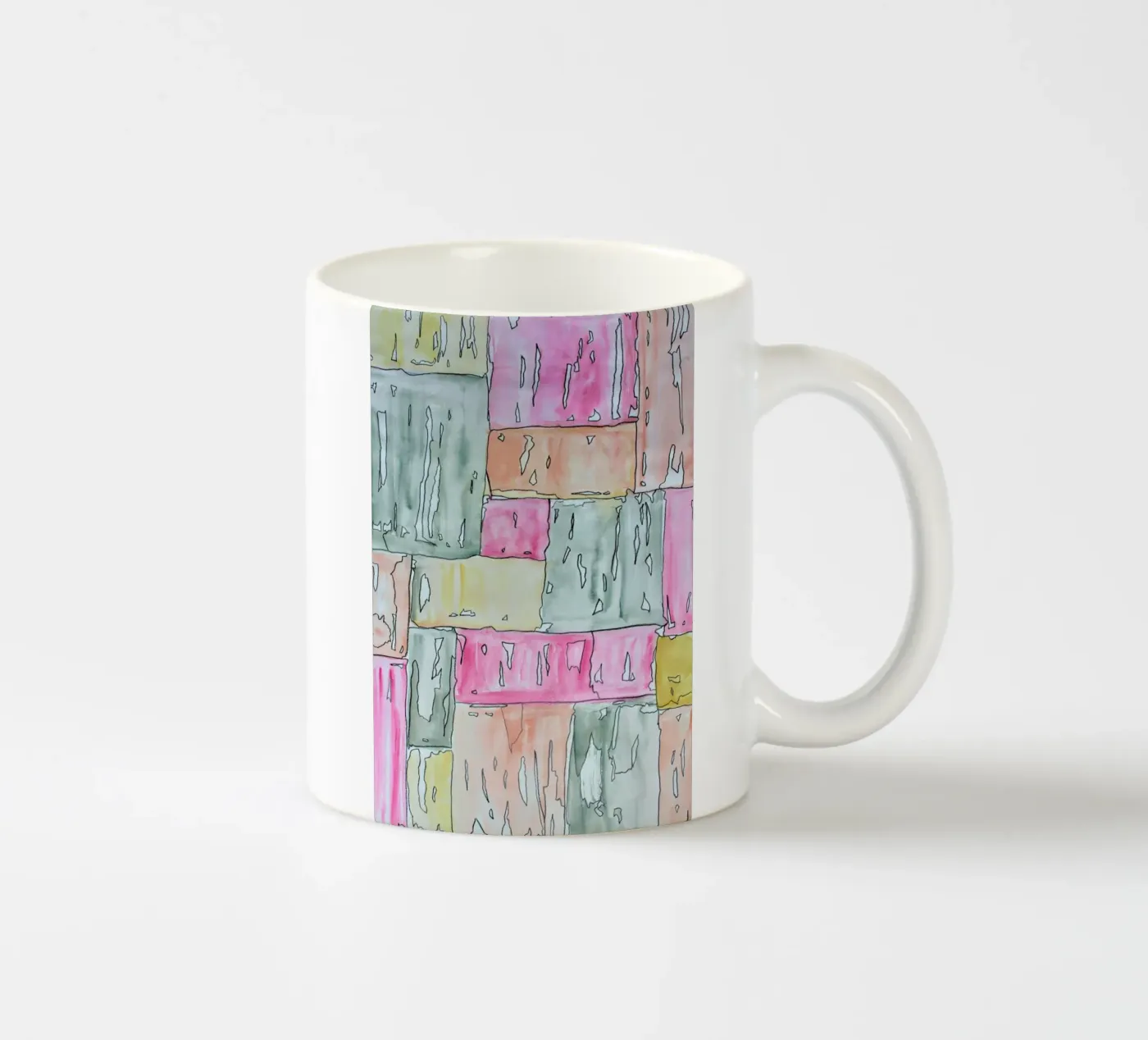 COLOUR-CODE PASTEL ceramic mug by FRITSCH&FRITSCH