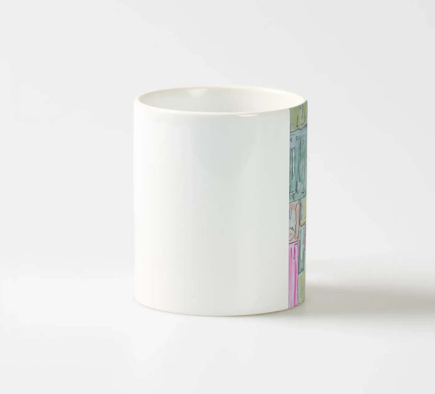 COLOUR-CODE PASTEL ceramic mug by FRITSCH&FRITSCH