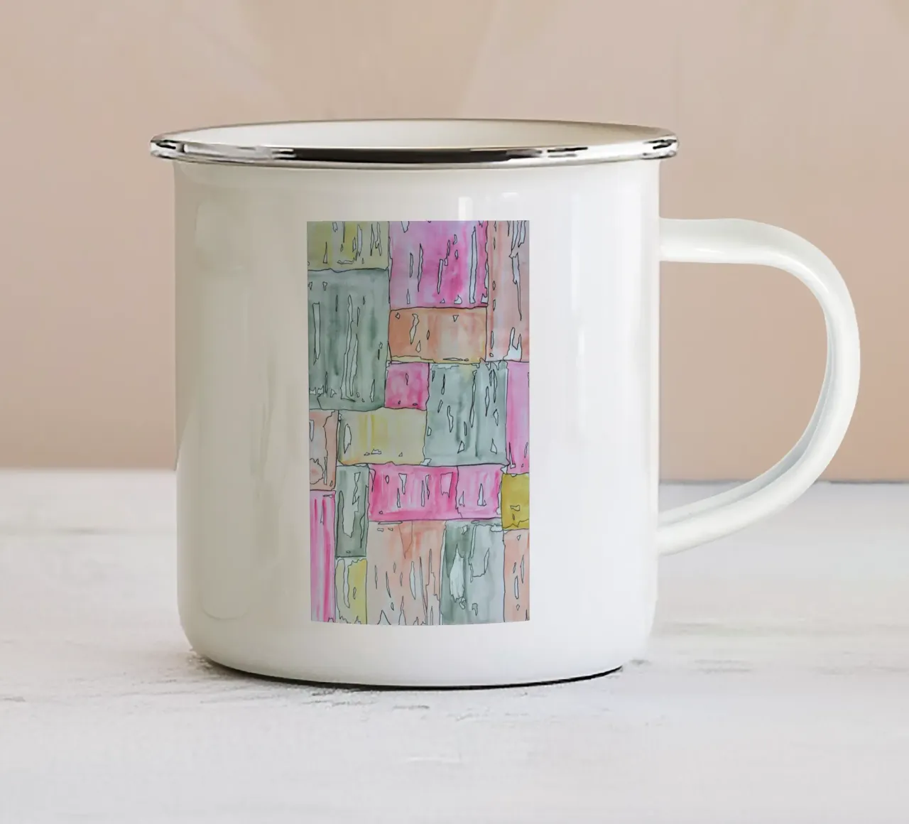 COLOUR-CODE PASTEL tazza in smalto da FRITSCH&FRITSCH