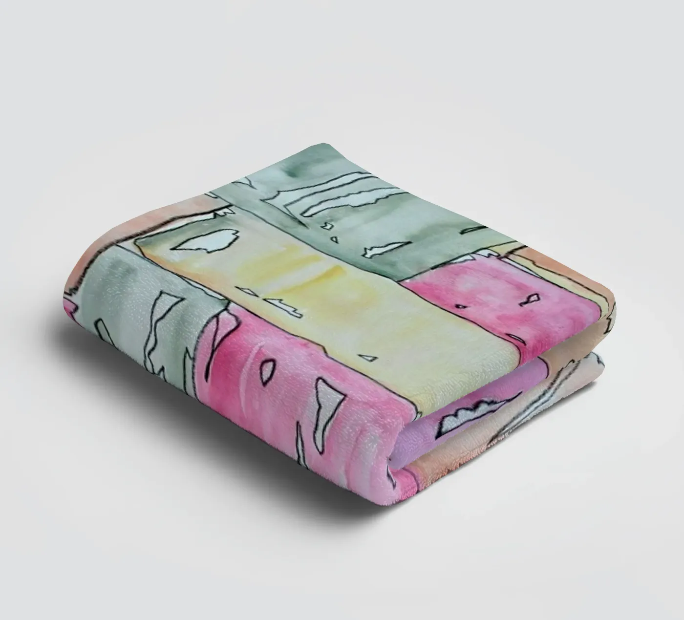 COLOUR-CODE PASTEL badhanddoek van FRITSCH&FRITSCH