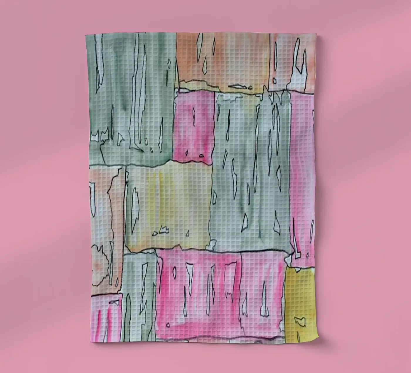 COLOUR-CODE PASTEL Geschirrtuch von FRITSCH&FRITSCH