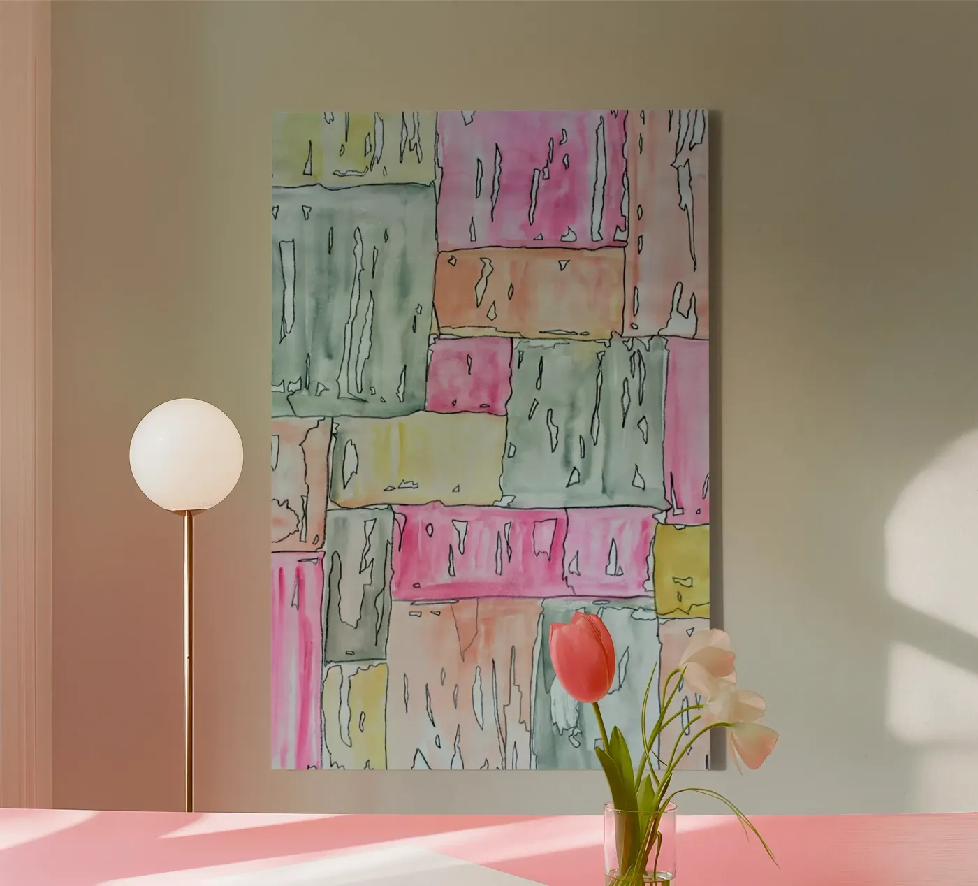 COLOUR-CODE PASTEL canvas by FRITSCH&FRITSCH