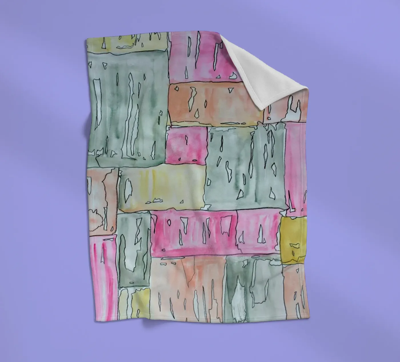 COLOUR-CODE PASTEL coperta in pile da FRITSCH&FRITSCH