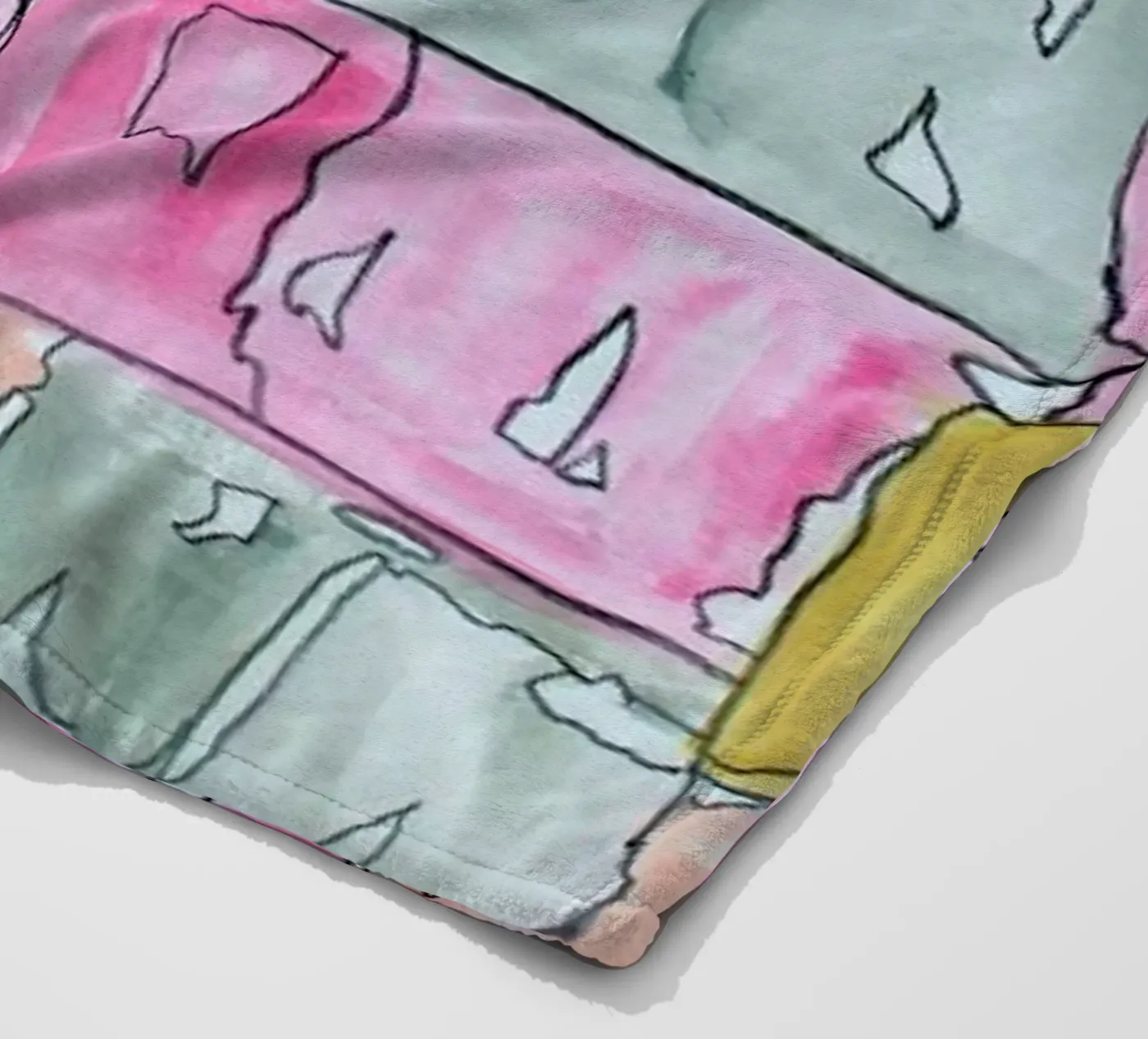 COLOUR-CODE PASTEL fleecedeken van FRITSCH&FRITSCH