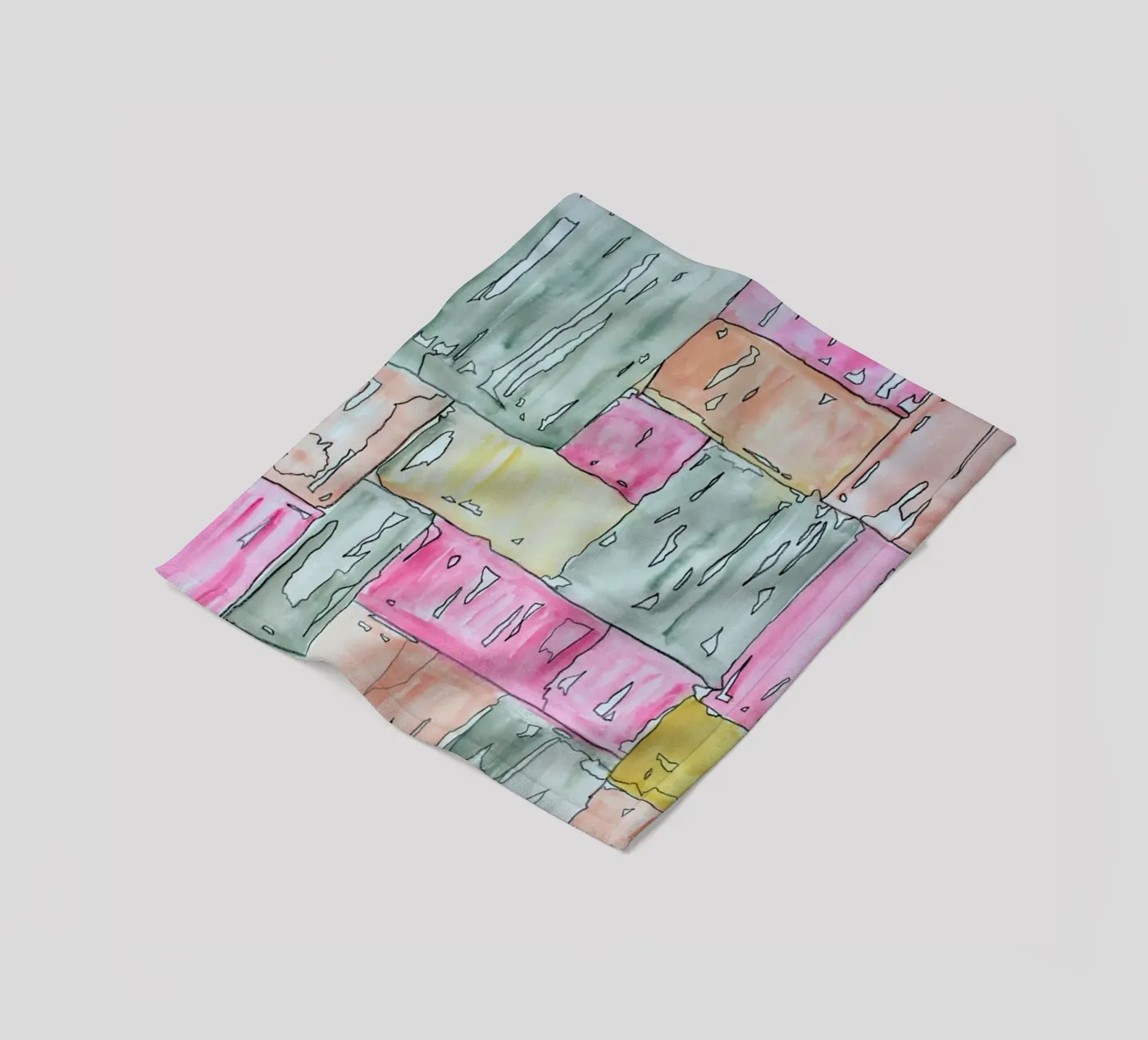 COLOUR-CODE PASTEL fleecedeken van FRITSCH&FRITSCH