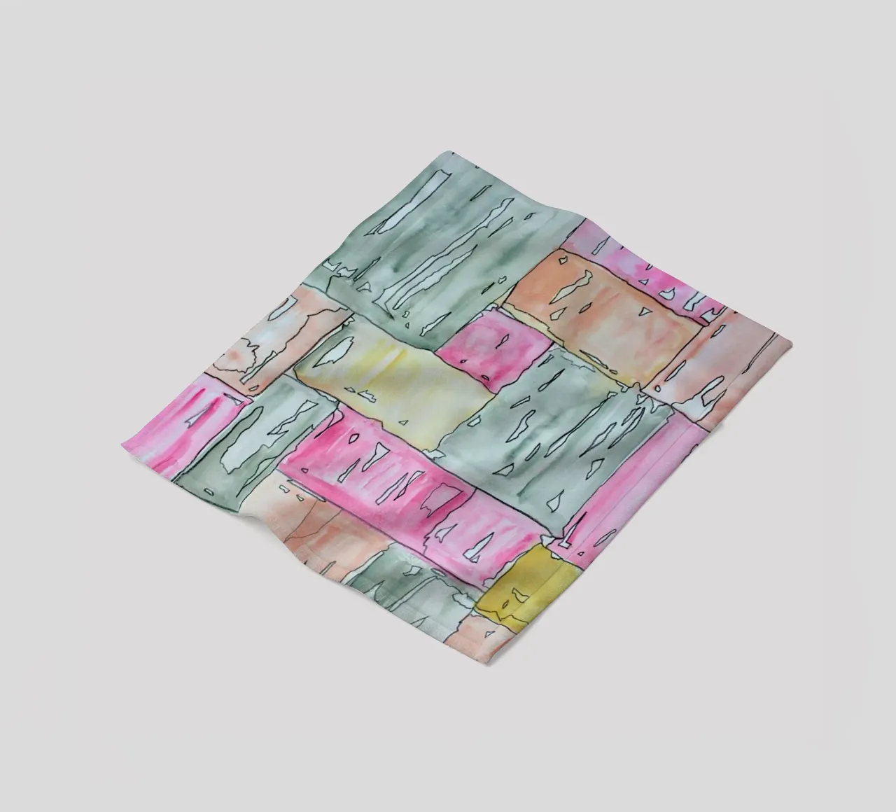 COLOUR-CODE PASTEL fleecedeken van FRITSCH&FRITSCH