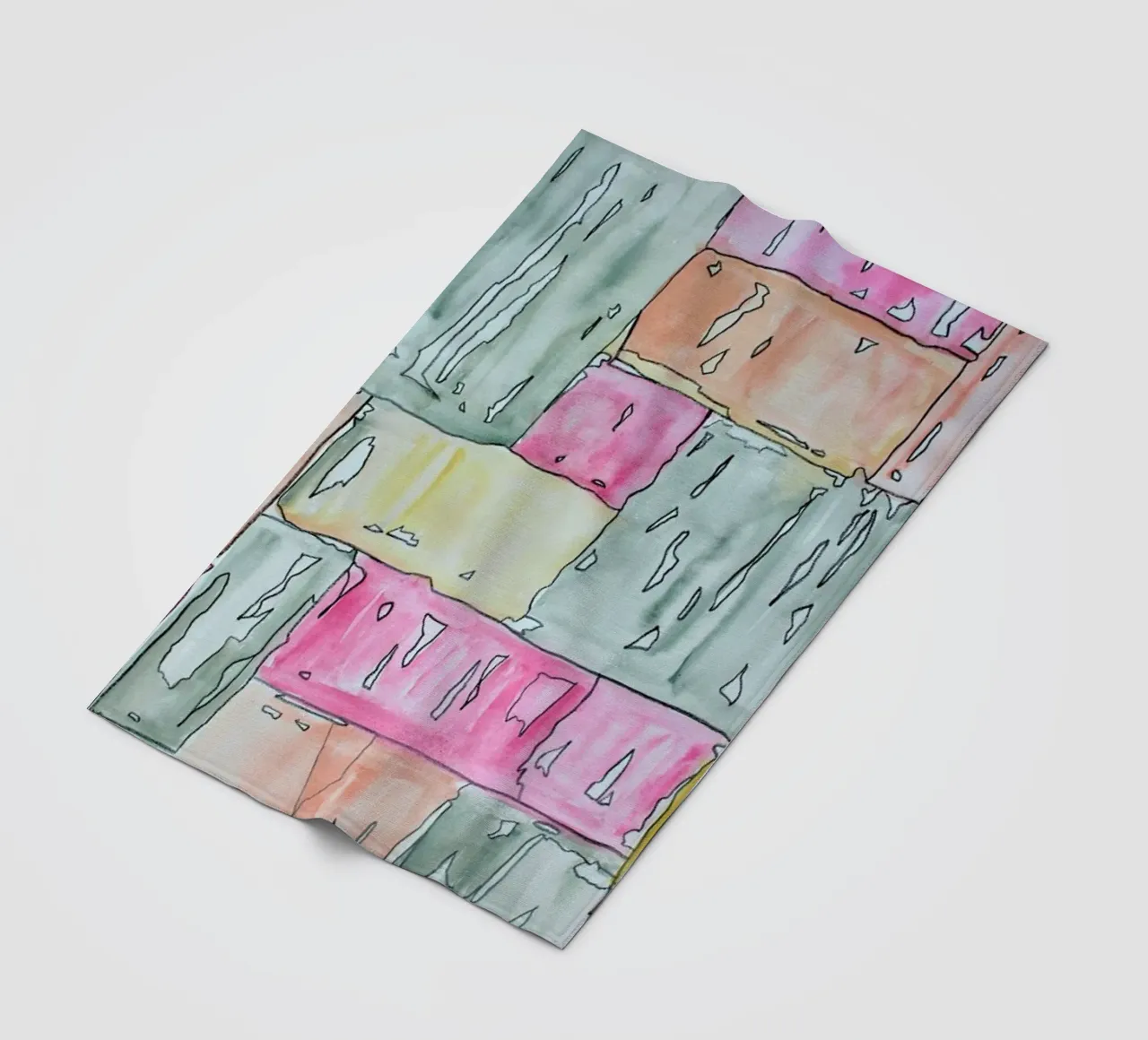 COLOUR-CODE PASTEL fleecedeken van FRITSCH&FRITSCH