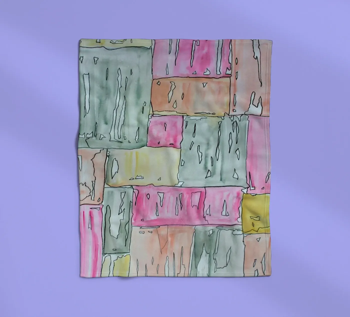 COLOUR-CODE PASTEL coperta in pile da FRITSCH&FRITSCH