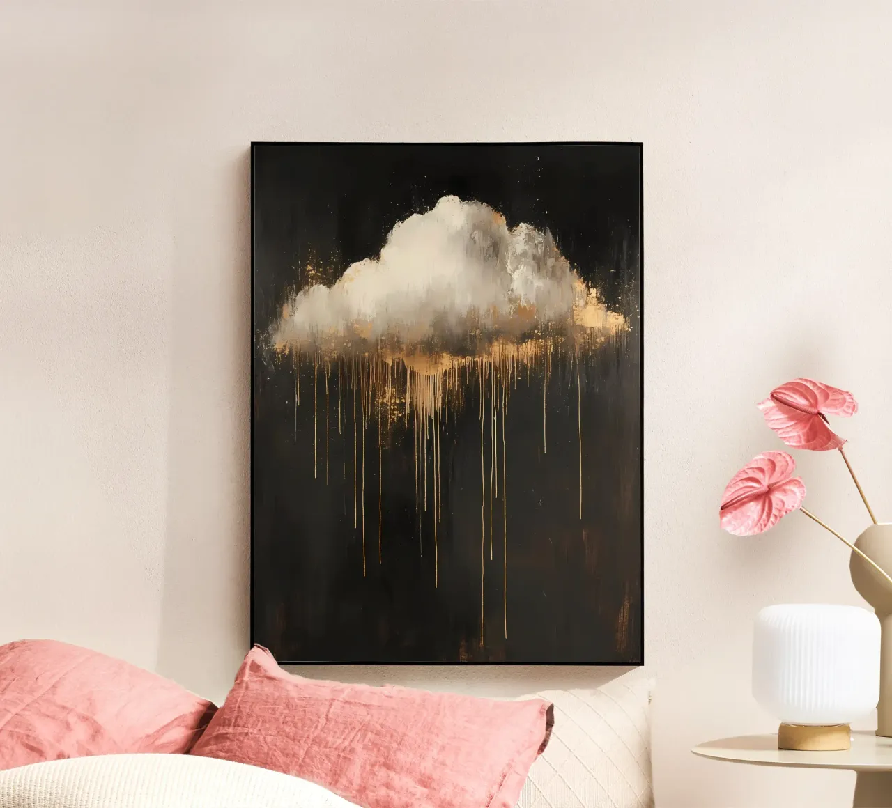 Moody Cloud painting plexiglass da IamHomeStudio
