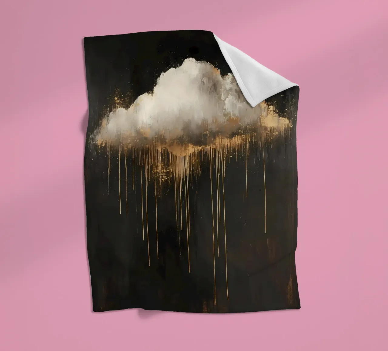Moody Cloud painting coperta in pile da IamHomeStudio