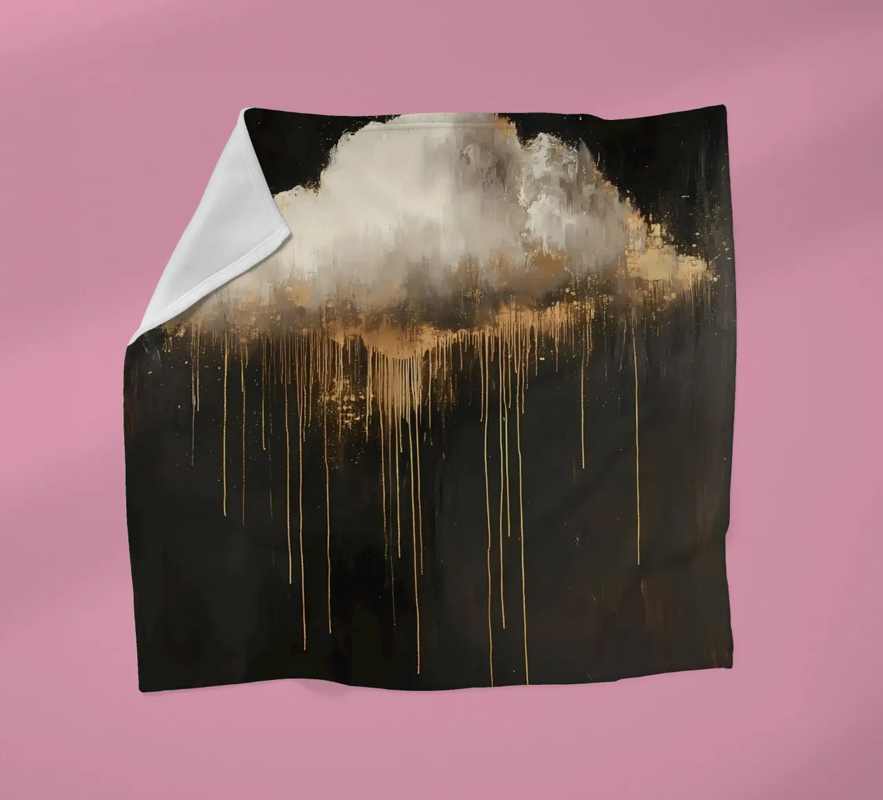 Moody Cloud painting coperta in pile da IamHomeStudio