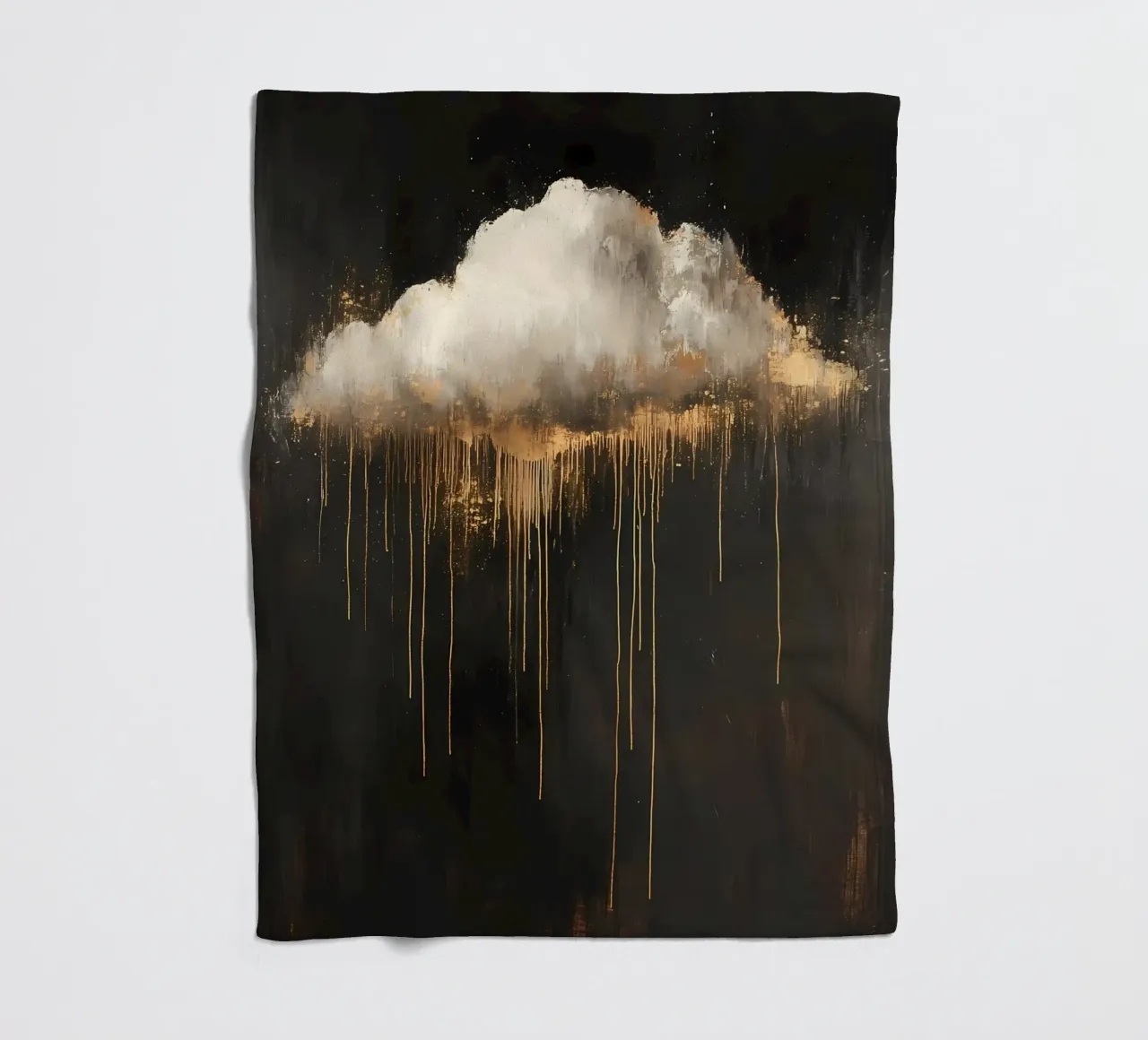 Moody Cloud painting coperta in pile da IamHomeStudio