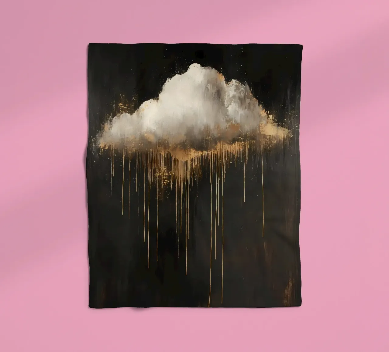 Moody Cloud painting coperta in pile da IamHomeStudio