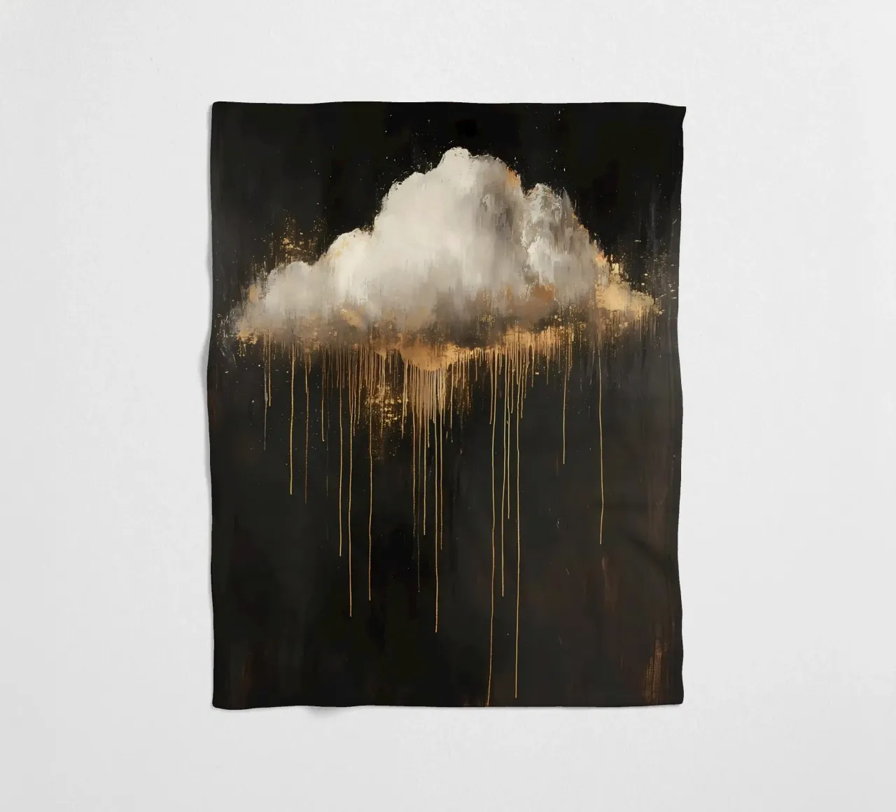 Moody Cloud painting coperta in pile da IamHomeStudio
