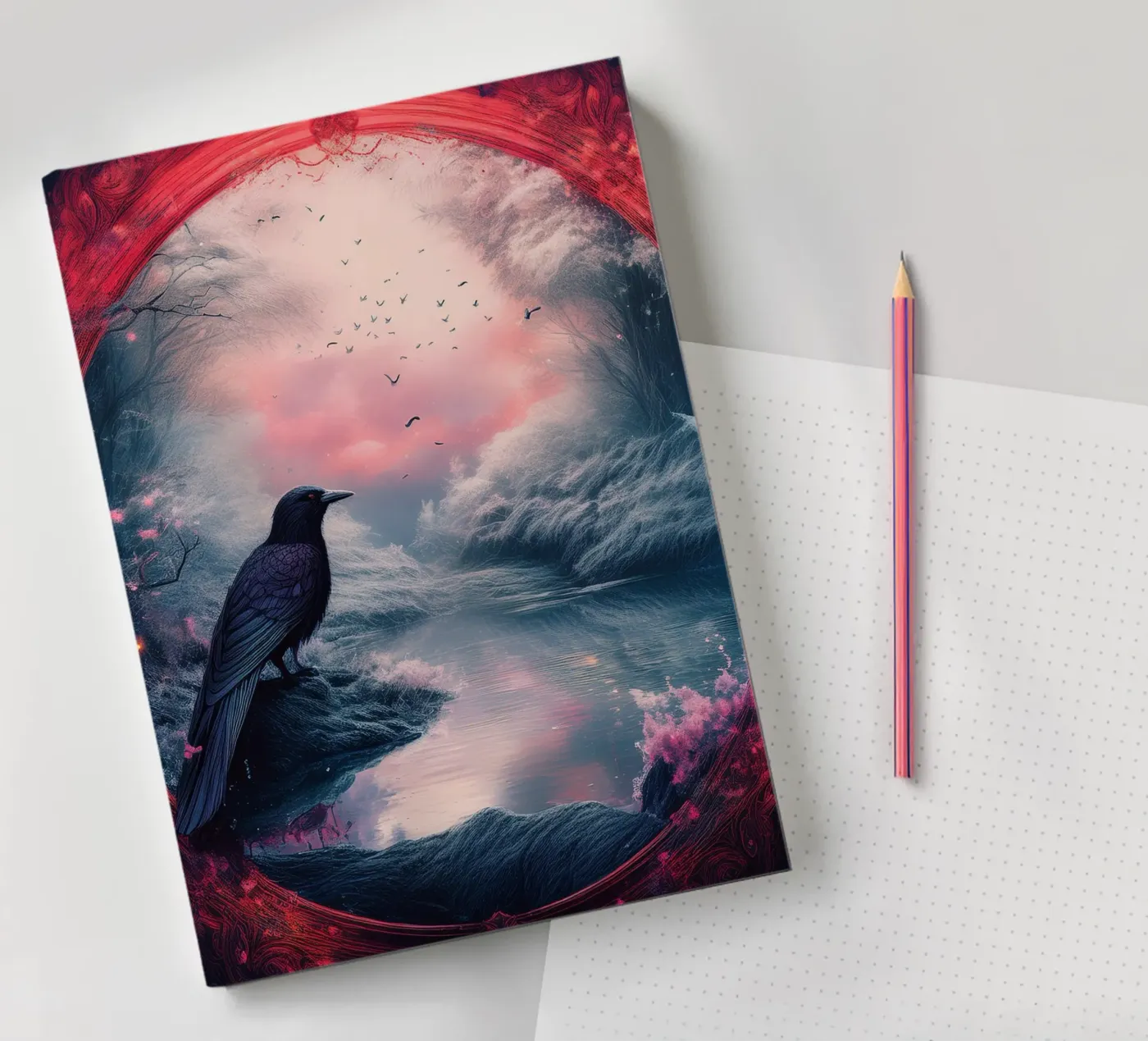 crow notebook by kimmindmuse