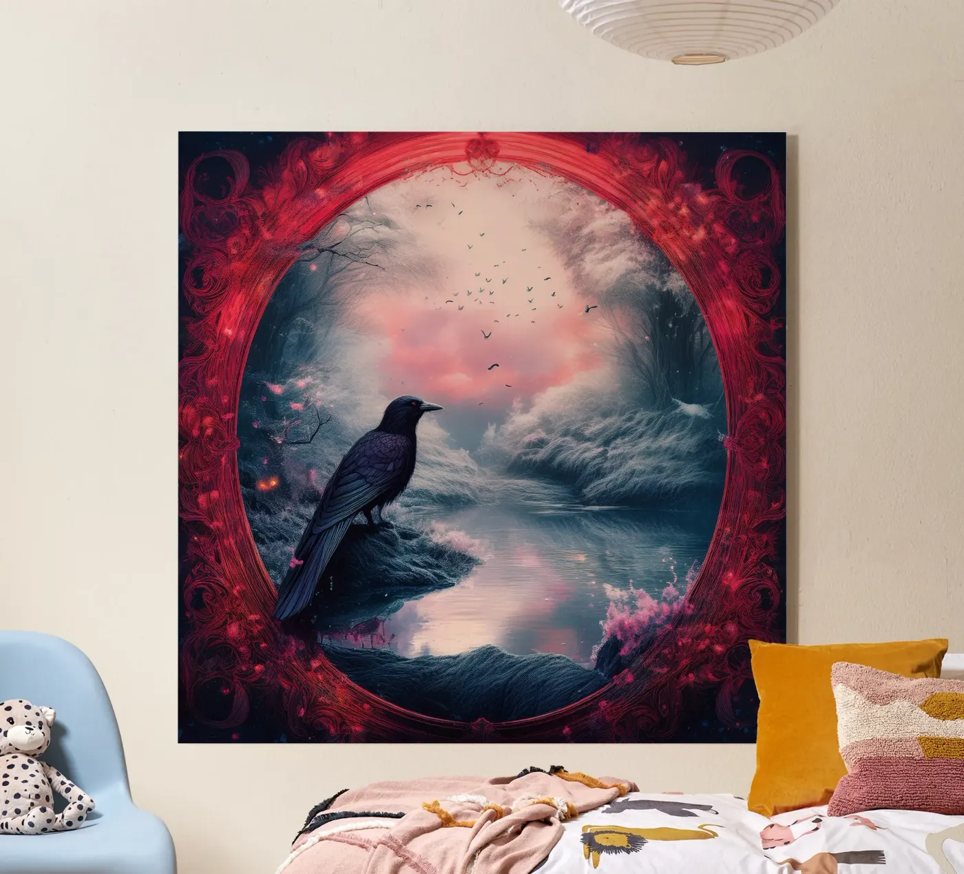 corbeau plexiglas de kimmindmuse