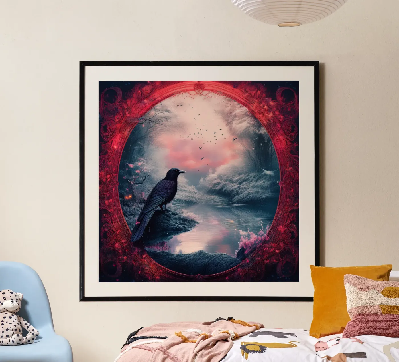 kraai poster van kimmindmuse