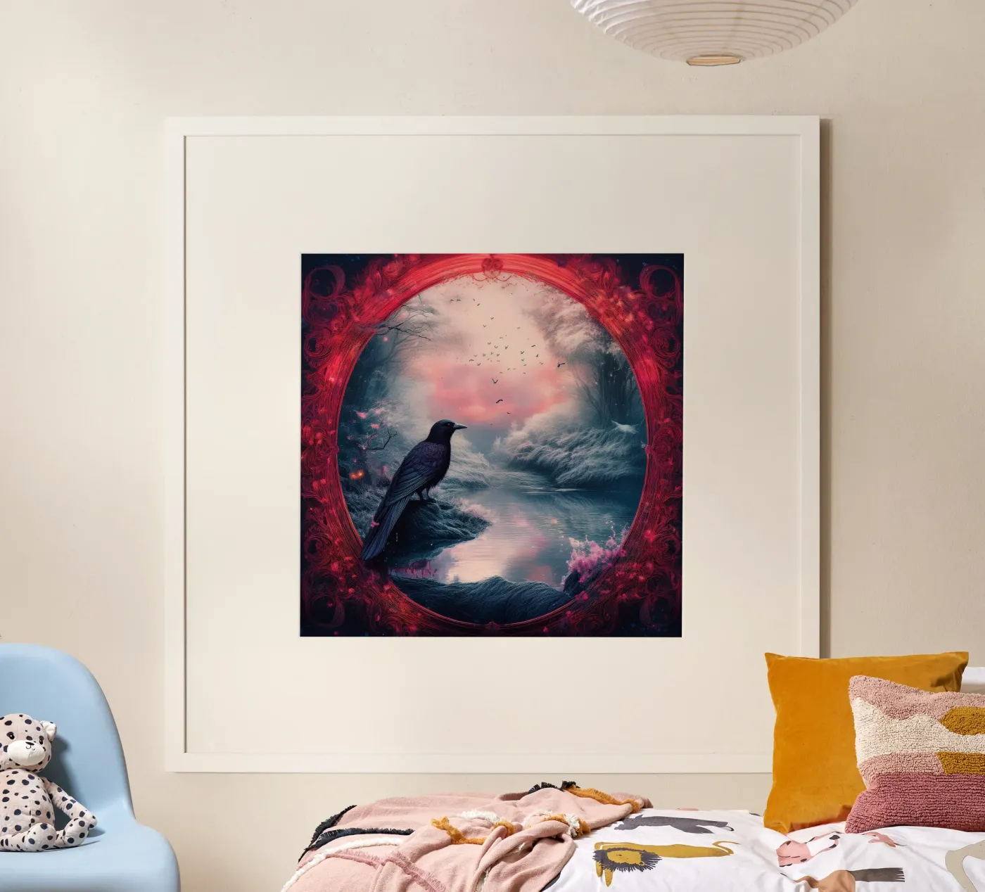 kraai poster van kimmindmuse