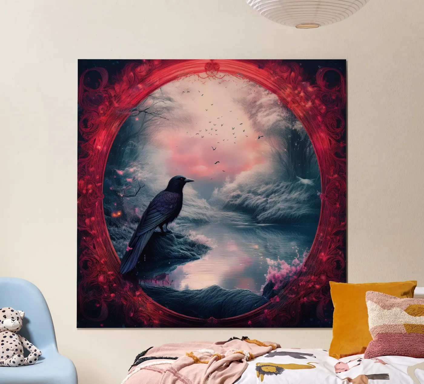 kraai poster van kimmindmuse