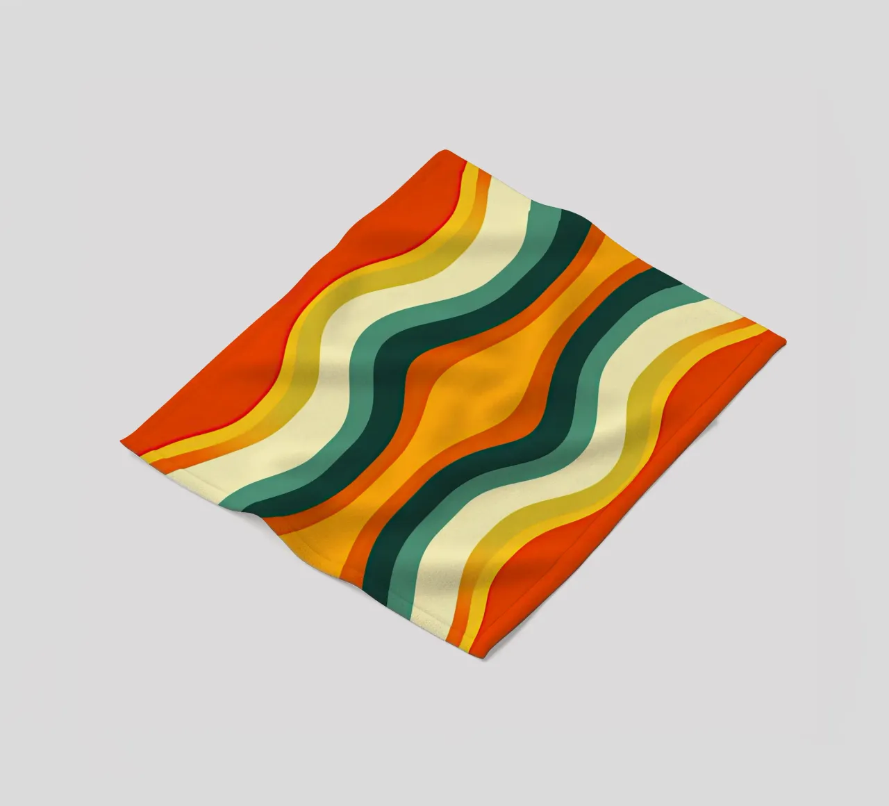 Organic Midcentury Retro Vintage Pattern coperta in pile da Autofocus