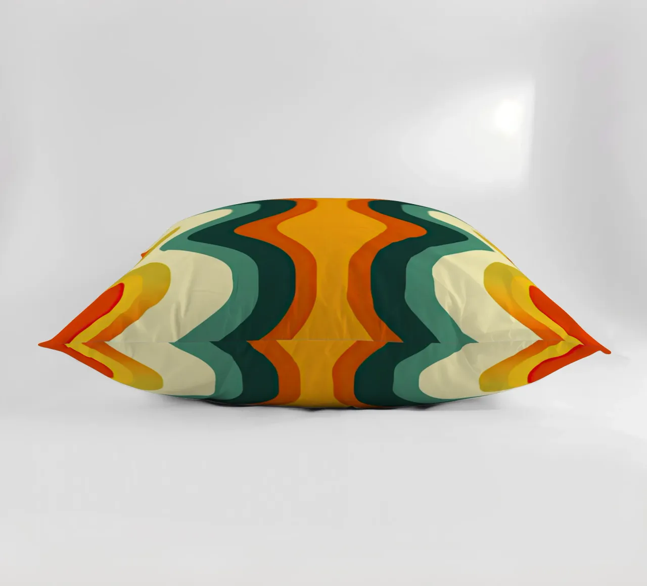 Organic Midcentury Retro Vintage Pattern cuscino da Autofocus