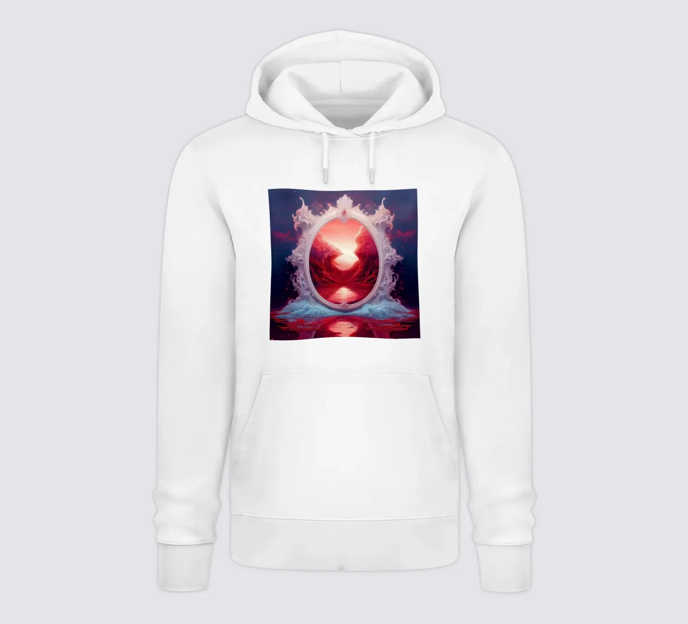 withe frame Hoodie von kimmindmuse