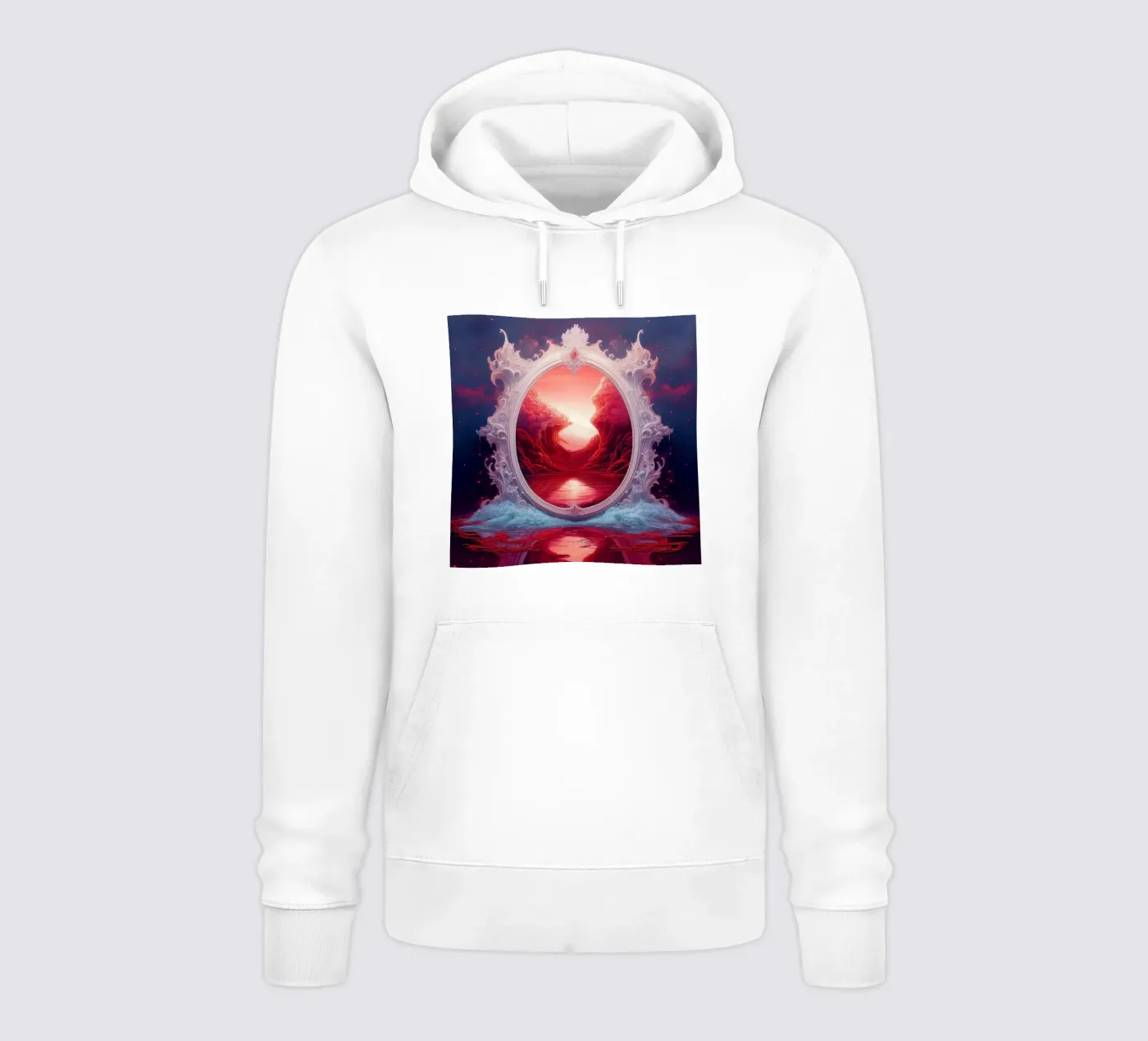 con il telaio felpa con cappuccio da kimmindmuse