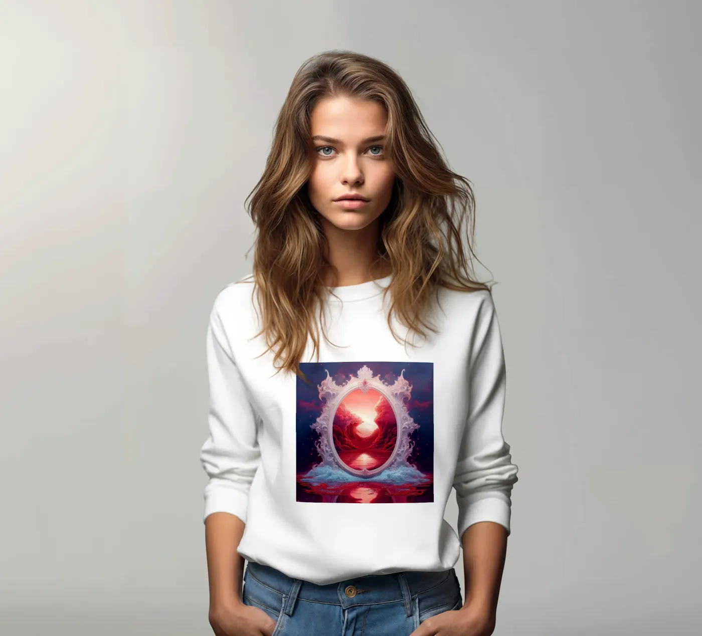 mit dem Rahmen Sweatshirt von kimmindmuse