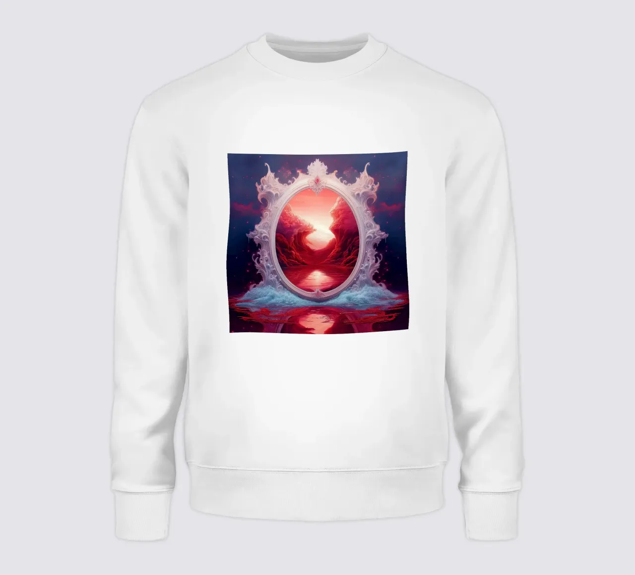 withe frame sweatshirt by kimmindmuse