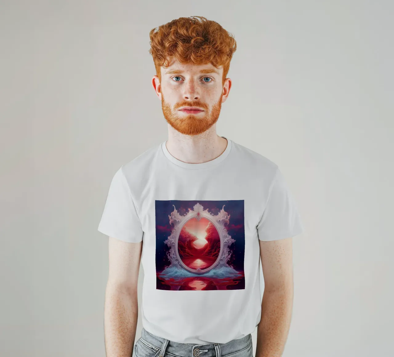 withe frame t-shirt by kimmindmuse